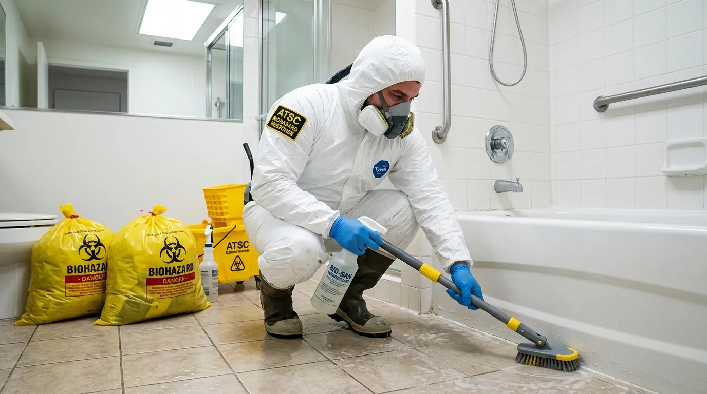 Decontamination equipment deployed for Blood Cleanup in Springfield Gardens
